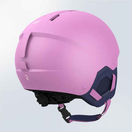 KIDS’ SKI HELMET H-KID 500 Pink pattern