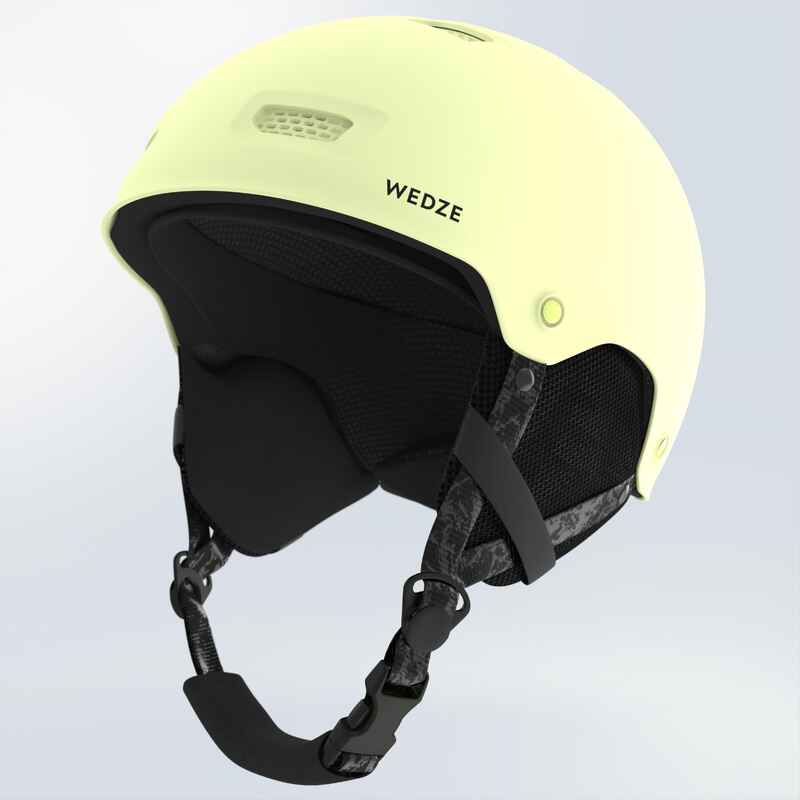 Skihelm Snowboardhelm Damen/Herren/Kinder - H-FS 300 hellgelb