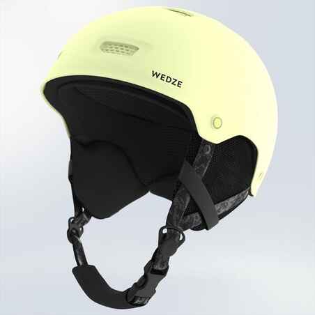 Suaugusiųjų ir vaikų slidinėjimo šalmas „H-FS 300“, šviesiai geltonas
