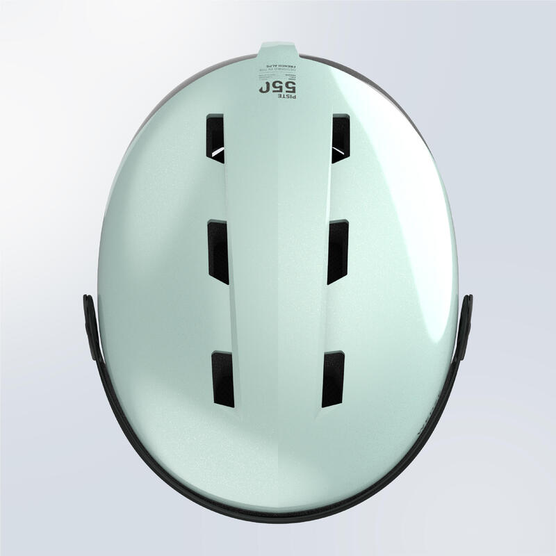 Casco sci bambino 500 grigio