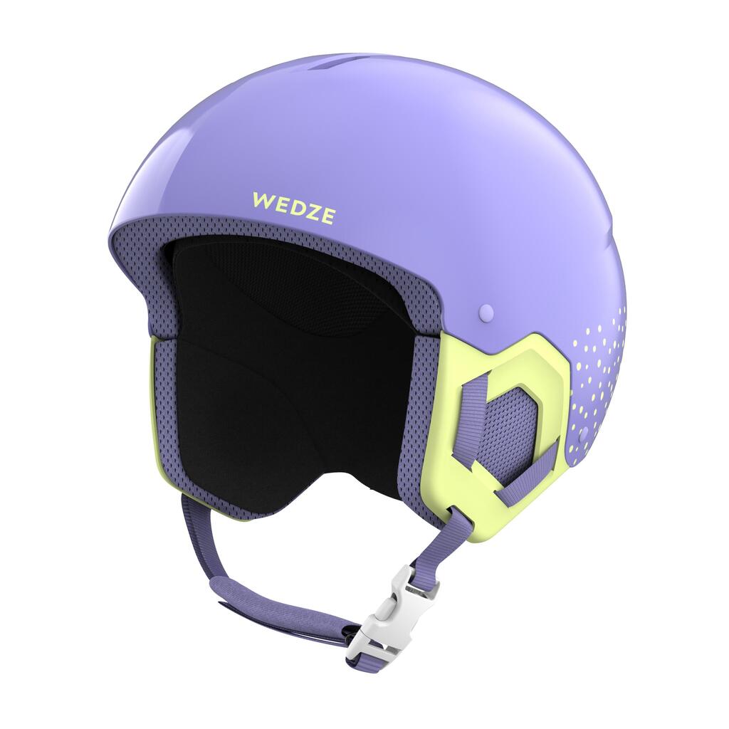 KID'S SKIING HELMET H-KID 500 - FLUORESCENT YELLOW