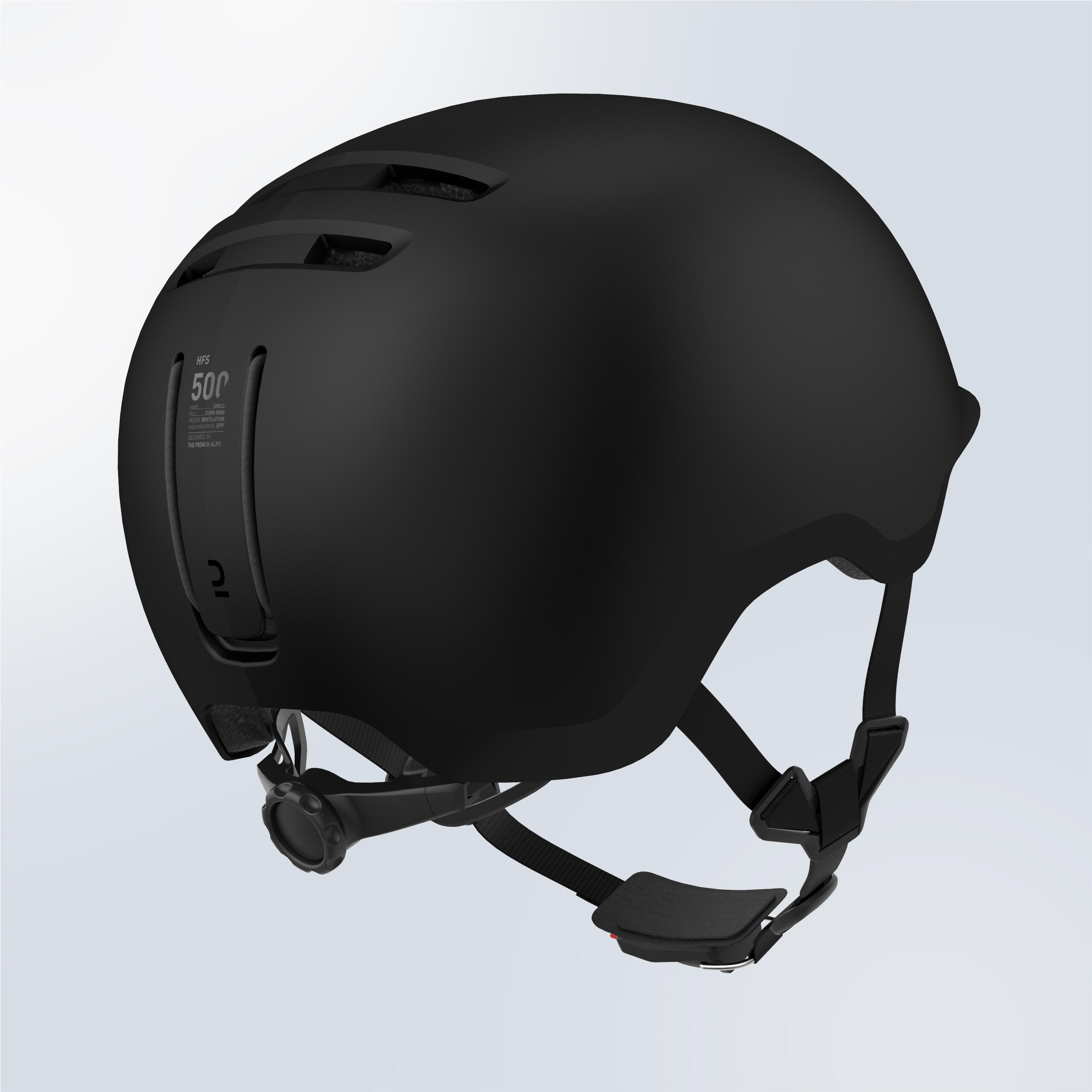 Adult freestyle ski helmet FS 500 - black  6/9