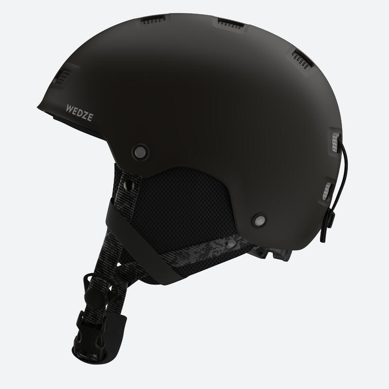 Ski- en snowboardhelm voor volwassenen en kinderen H-FS 300 zwart