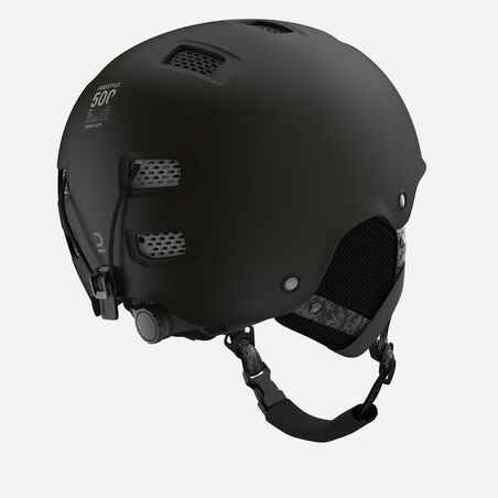 Adult/juniors ski and snowboard helmet - H-FS 300 - black