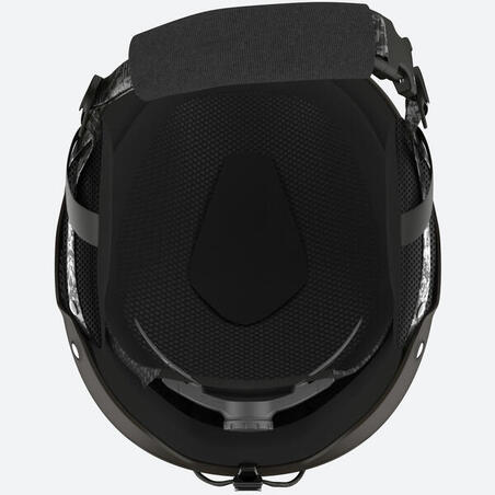 Шлем для лыж и сноуборда для взрослых/подростков черный H-FS 300