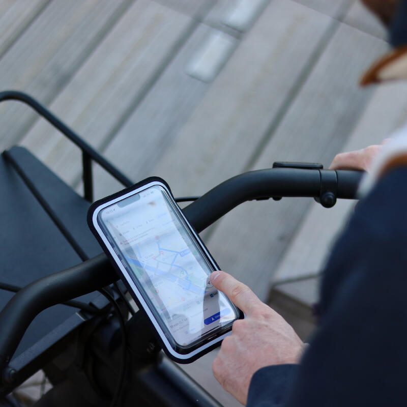 Soporte Smartphone Manillar Bicicleta (Teléfono XL)