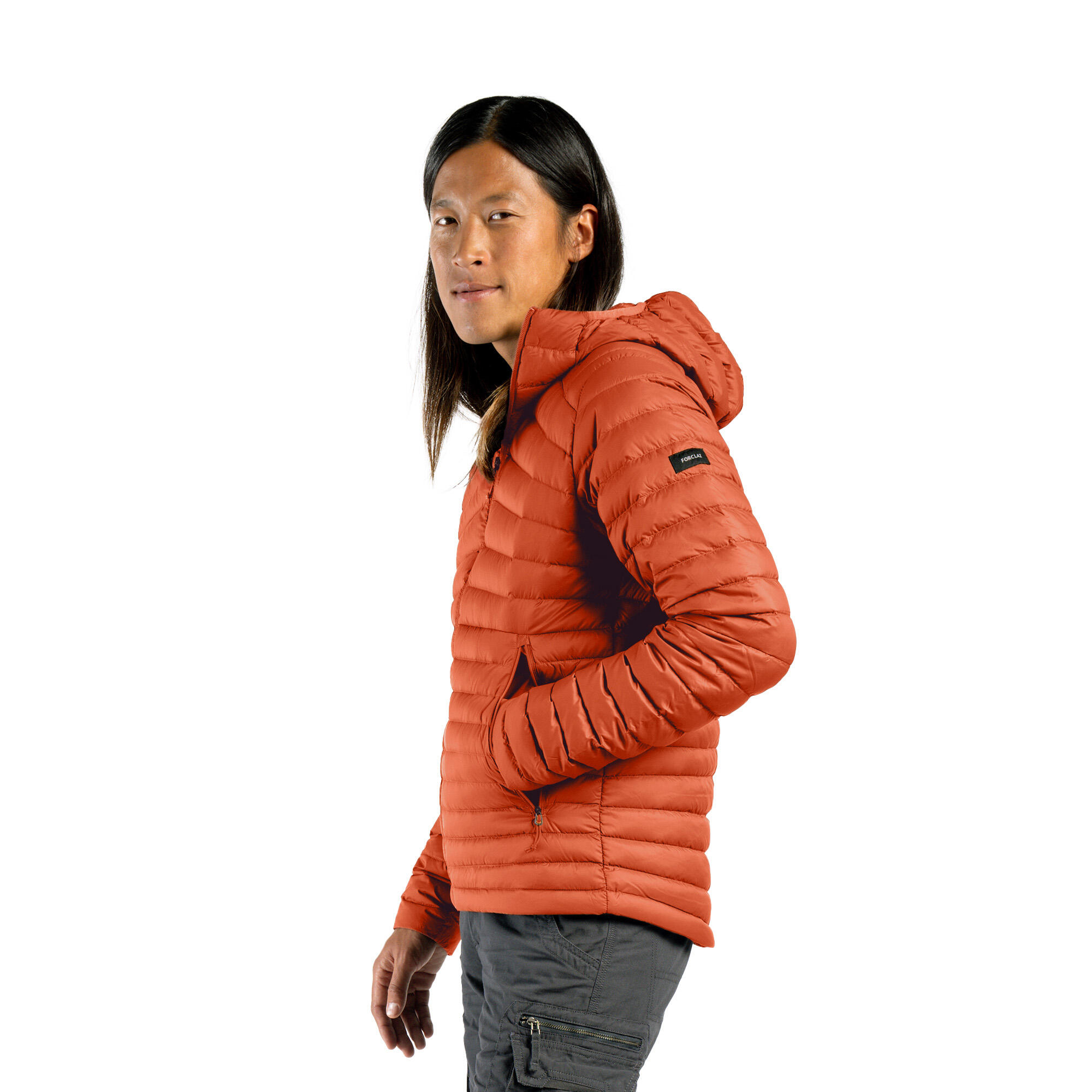 Men's Mountain Trekking Hooded Down Jacket - MT100 -5 °C 4/13