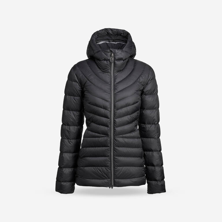 Women’s mountain trekking hooded down jacket - MT500 -10°C