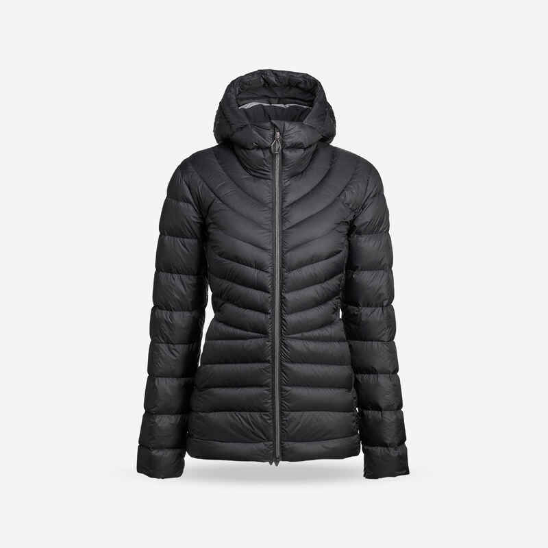 Women’s mountain trekking hooded down jacket - MT500 -10°C