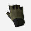 Gants musculation confort - Kaki