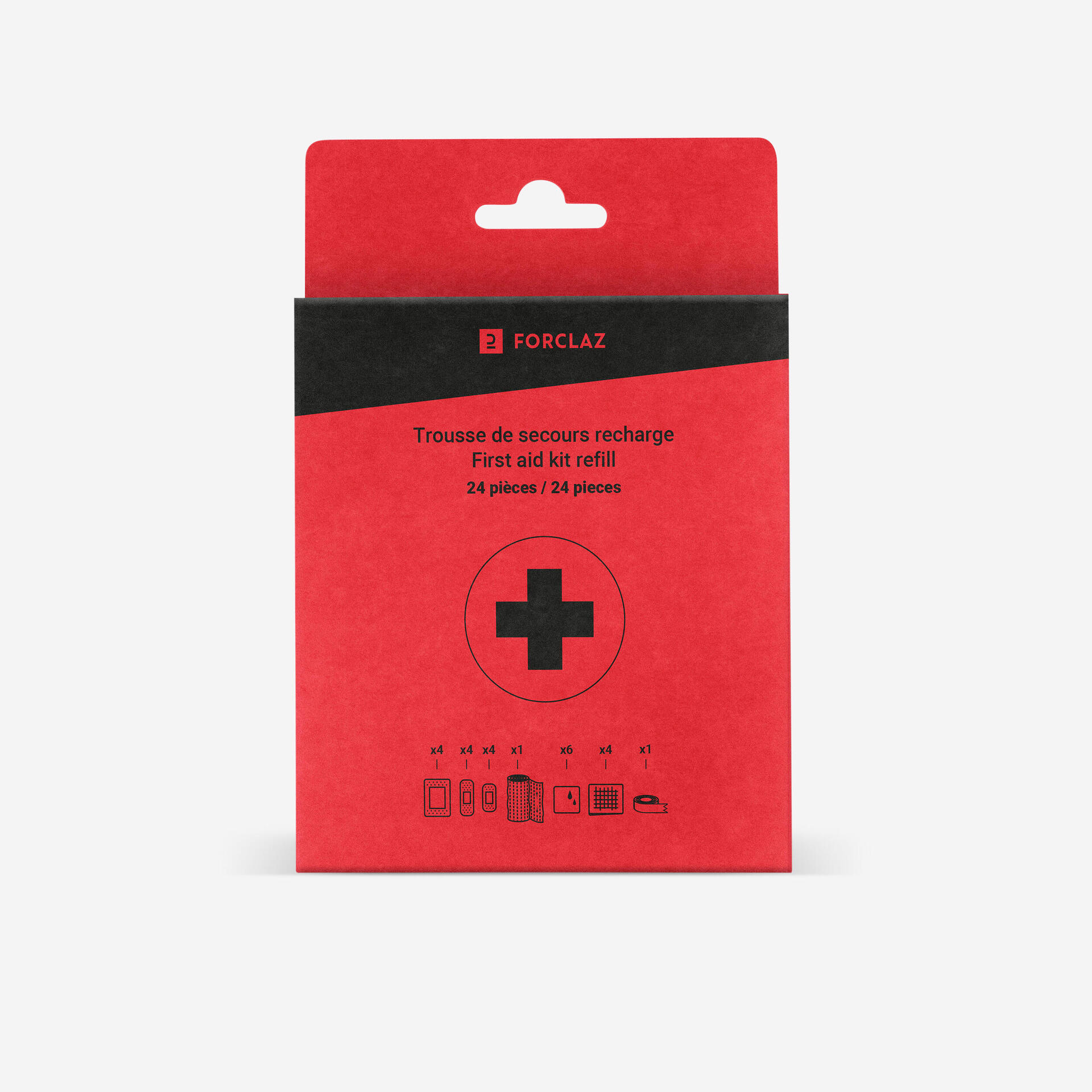 Recharge pour trousse de secours - 24 pièces - Mobilité urbaine et outdoor - Camping et randonnée - FORCLAZ-Decathlon PRO - Clubs - Entreprises -