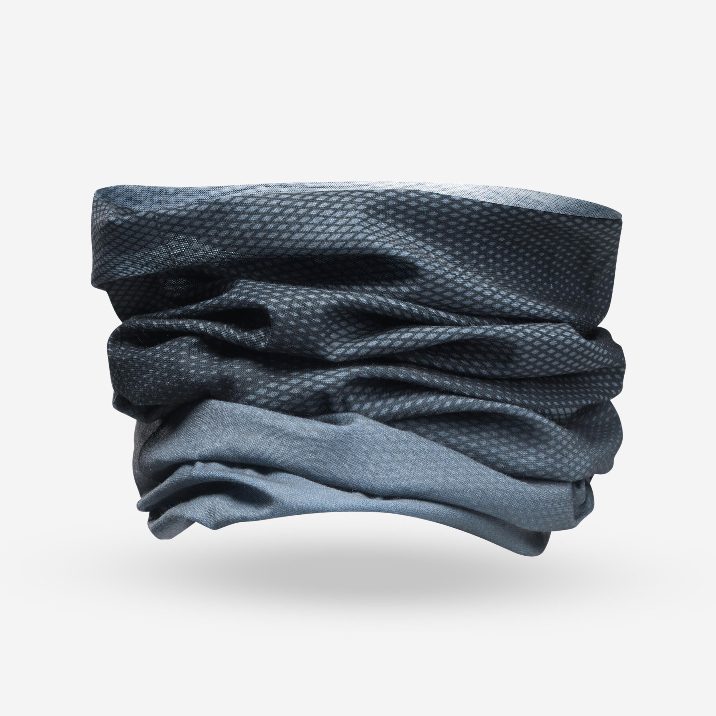 FORCLAZ SYNTHETIC TUBE SCARF - MT100 -  GREY