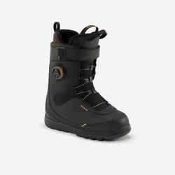 Women's snowboard boots with adjustment wheel, medium flex - ALLROAD 500 black