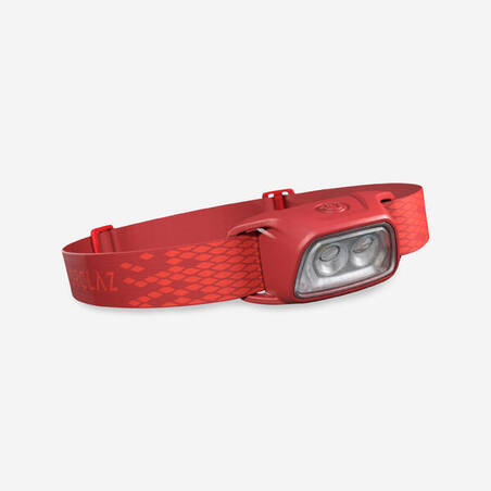 Senter Kepala Trekking Isi Ulang - TREK 100 USB - 120 lumen - Merah