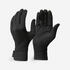 Adult Trekking Silk Liner Gloves - MT 500 Black