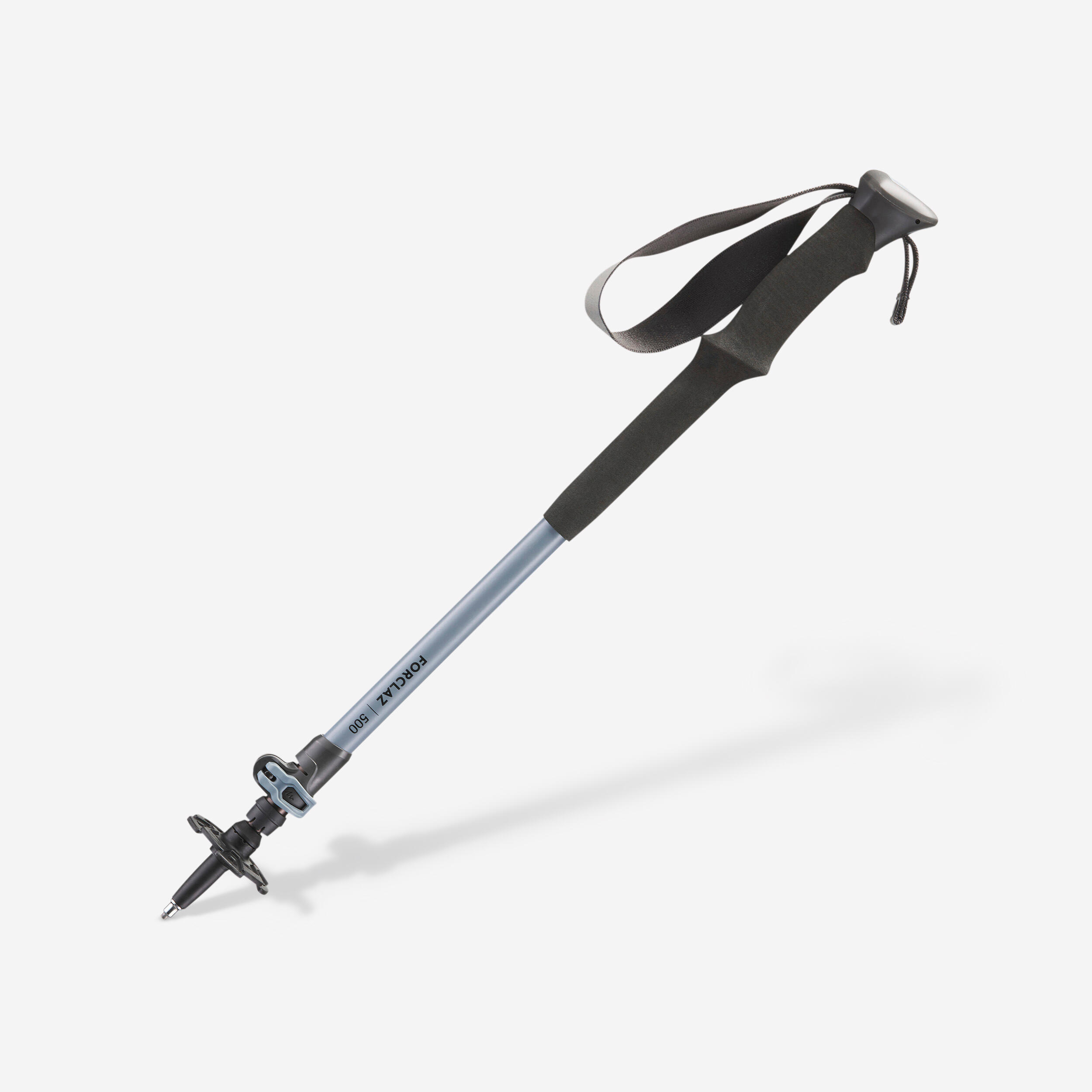 FORCLAZ 1 fast and precise adjustable hiking pole - MT500 grey