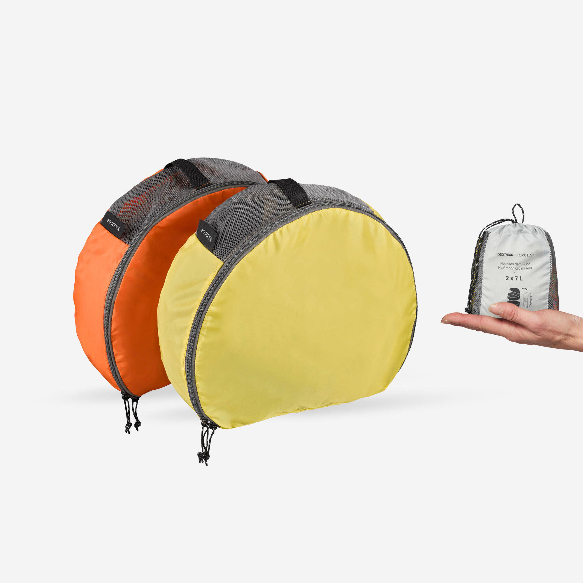 Storage Bag Half-Moon Shape - 2x7L -  1