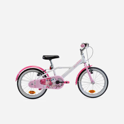 
      Kinderfahrrad 16 Zoll 500 Docto Girl weiß/pink
  