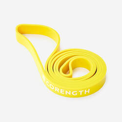 Compact and durable weight training resistance band, 25 kg