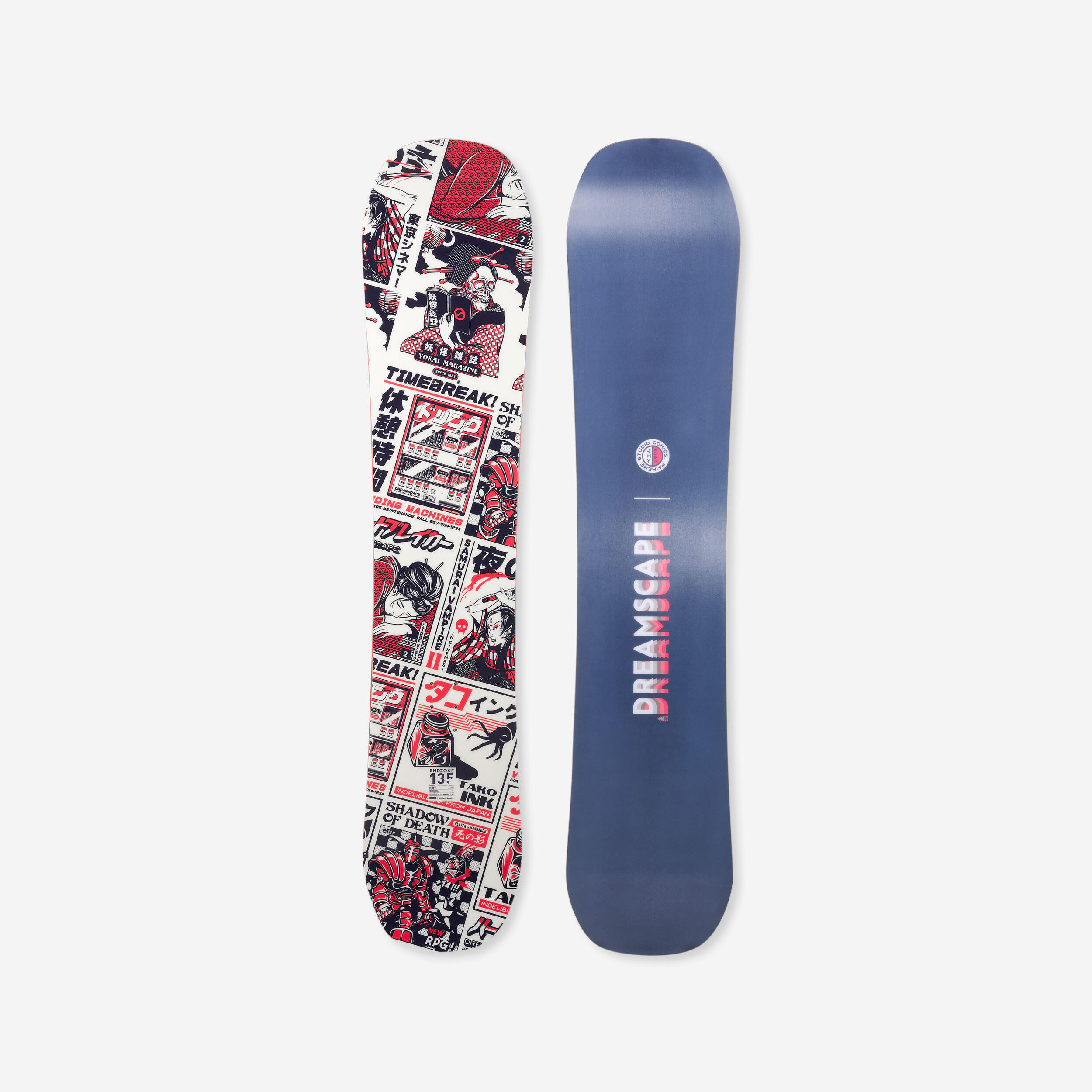 DREAMSCAPE Kids’ Freestyle All Mountain Snowboard- Endzone JR 135 cm