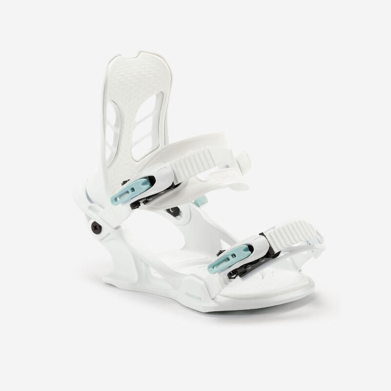 Attacchi snowboard donna SNB 100 bianchi