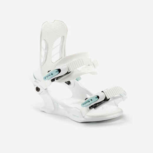 
      Women's On/Off Piste Snowboard Bindings - SNB 100 White
  