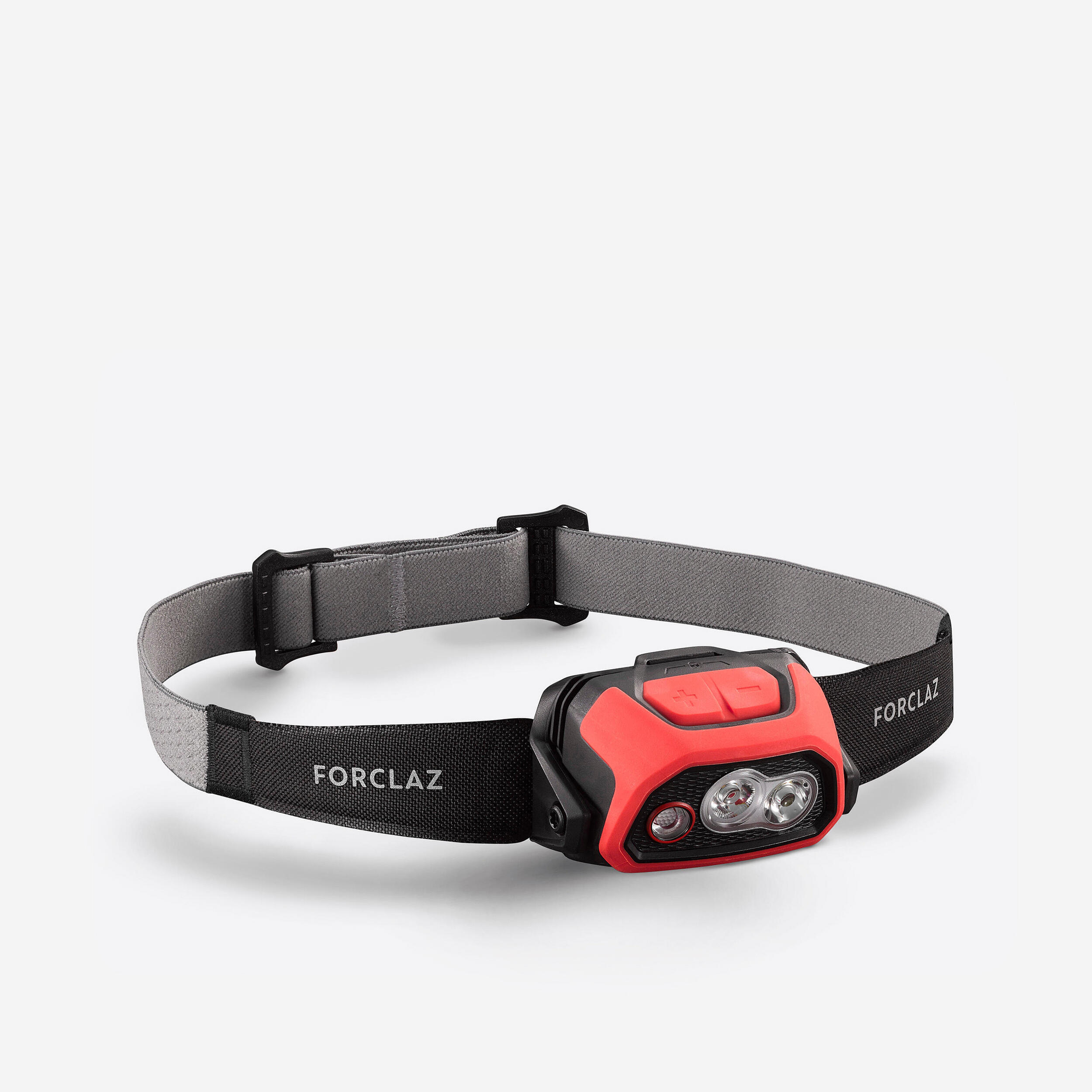 USB Rechargeable Head Torch HL900 600 Lumen Red/Grey image