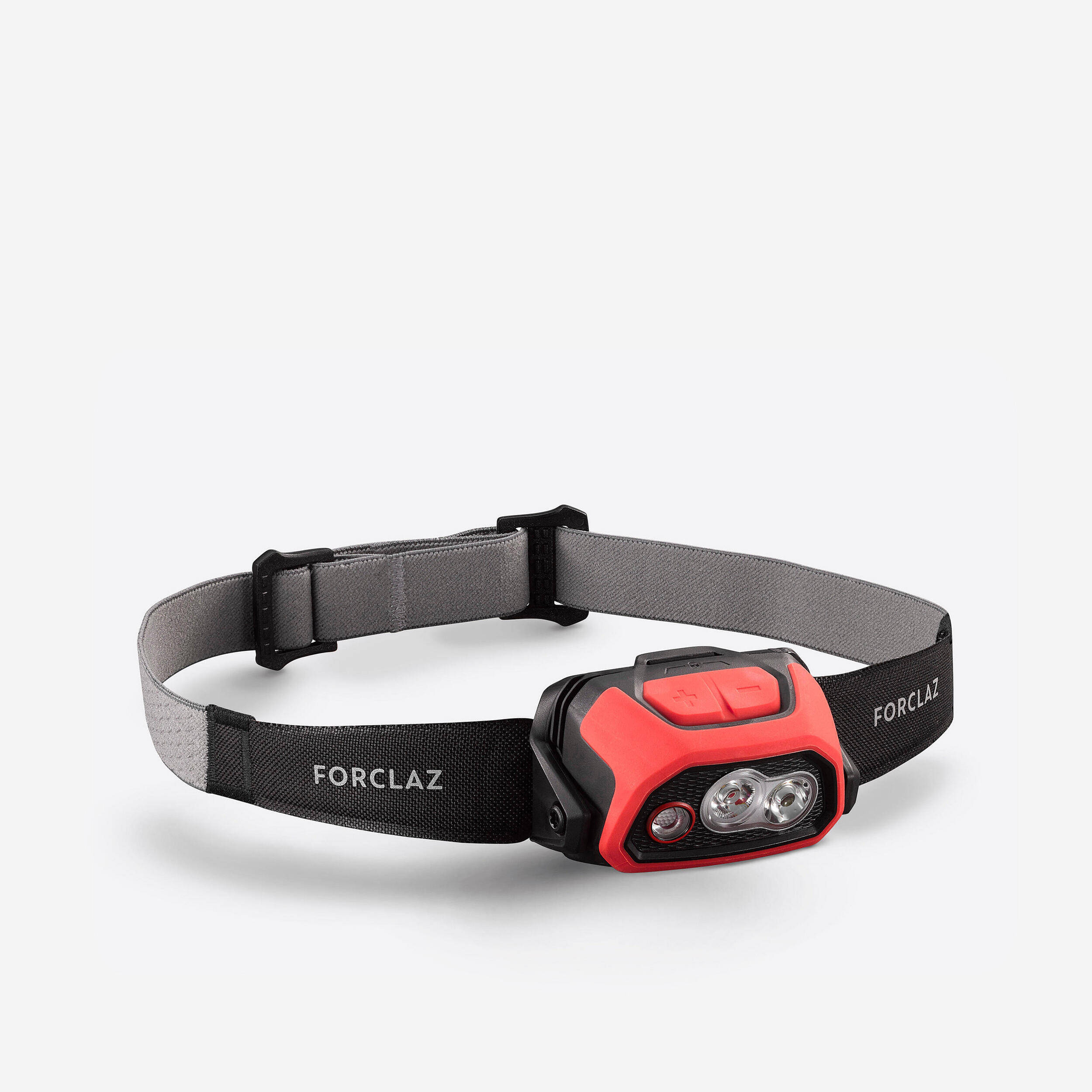 USB Rechargeable Head Torch HL900 600 Lumen Red/Grey -  1