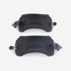 2 straps cheville pour 1 paire de fixations de snowboard wedze taille L (42/48)