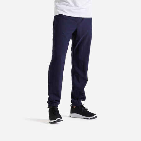 PANTALÓN FITNESS ESSENTIAL HOMBRE AZUL MARINO REGULAR TRANSPIRABLE