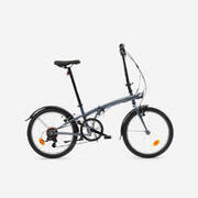 Bici pieghevole BTWIN 120 grigia