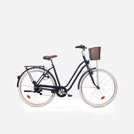 دراجة بإطار منخفض - Elops 520 أزرق