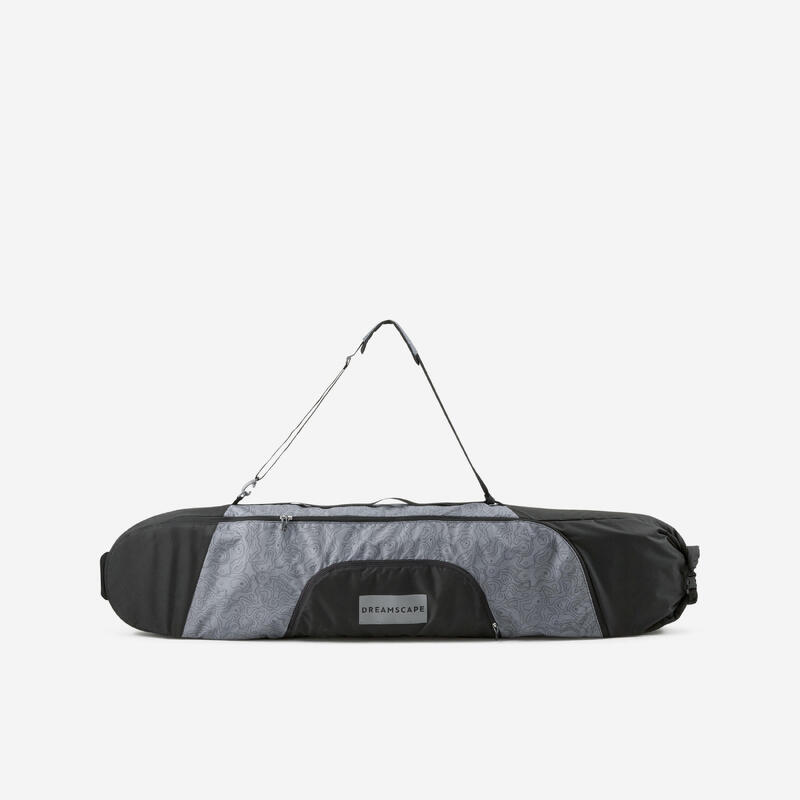 Transporttasche Snowboard 142 cm bis 170 cm mit Tragegurt - schwarz 