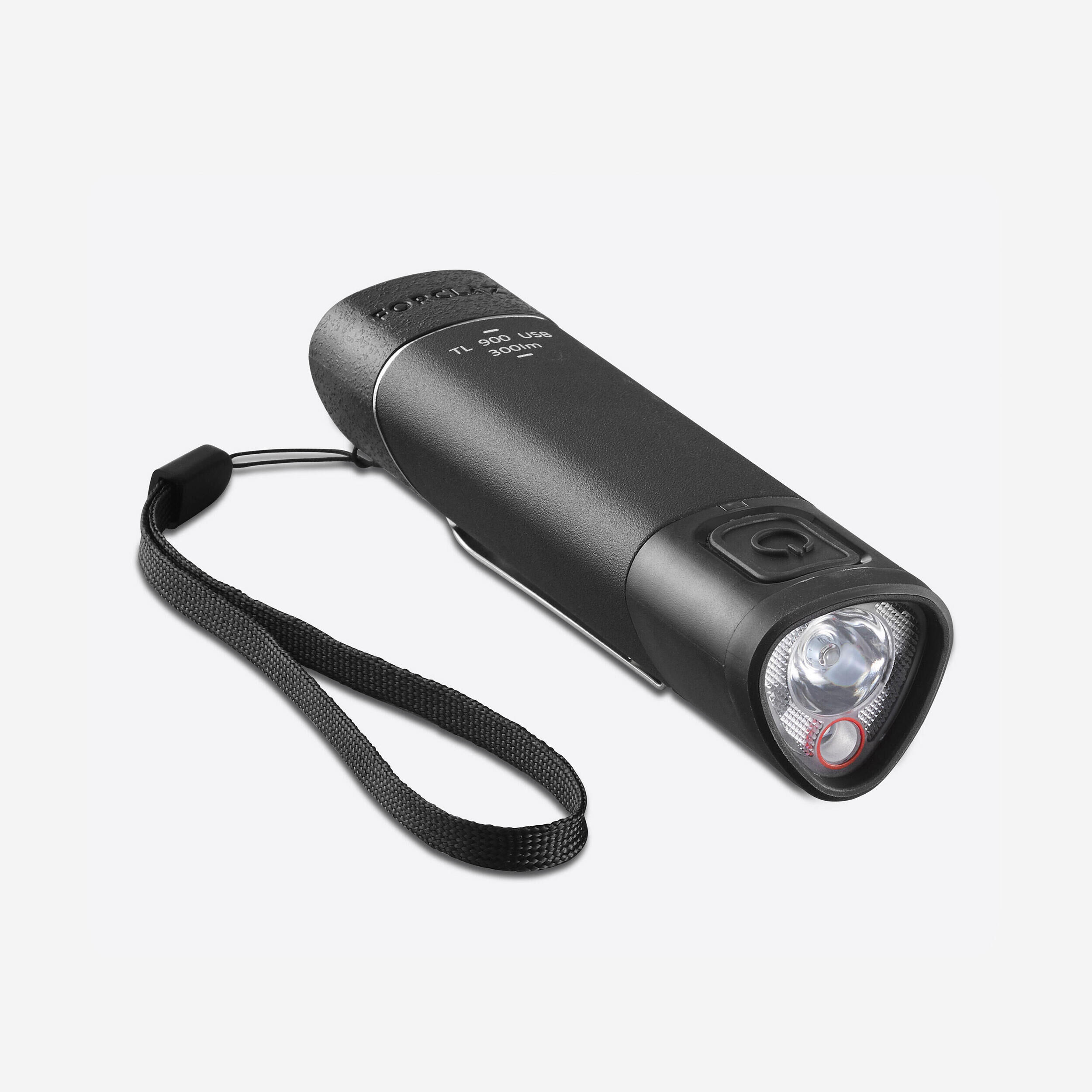 FORCLAZ Rechargeable torchlight - 300 lumen - TL900