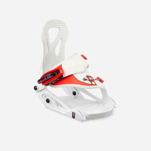 
      Detské viazanie na snowboard Faky XS bielo-červené
  