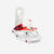 Fixations snowboard rapide enfant  - Faky XS - blanche et rouge