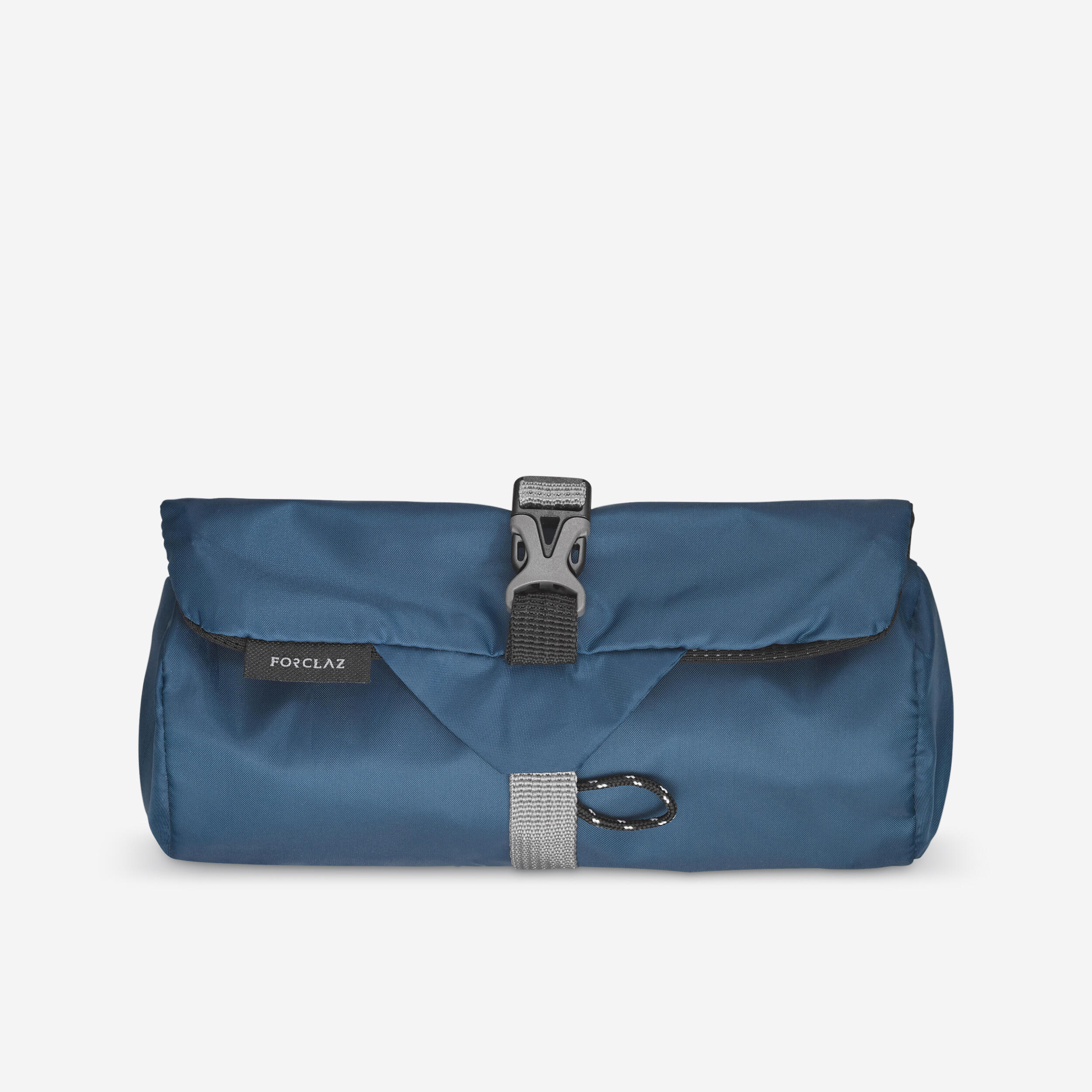 Ultralight Foldable Toiletry Bag - Dark petrol blue - Forclaz - Decathlon