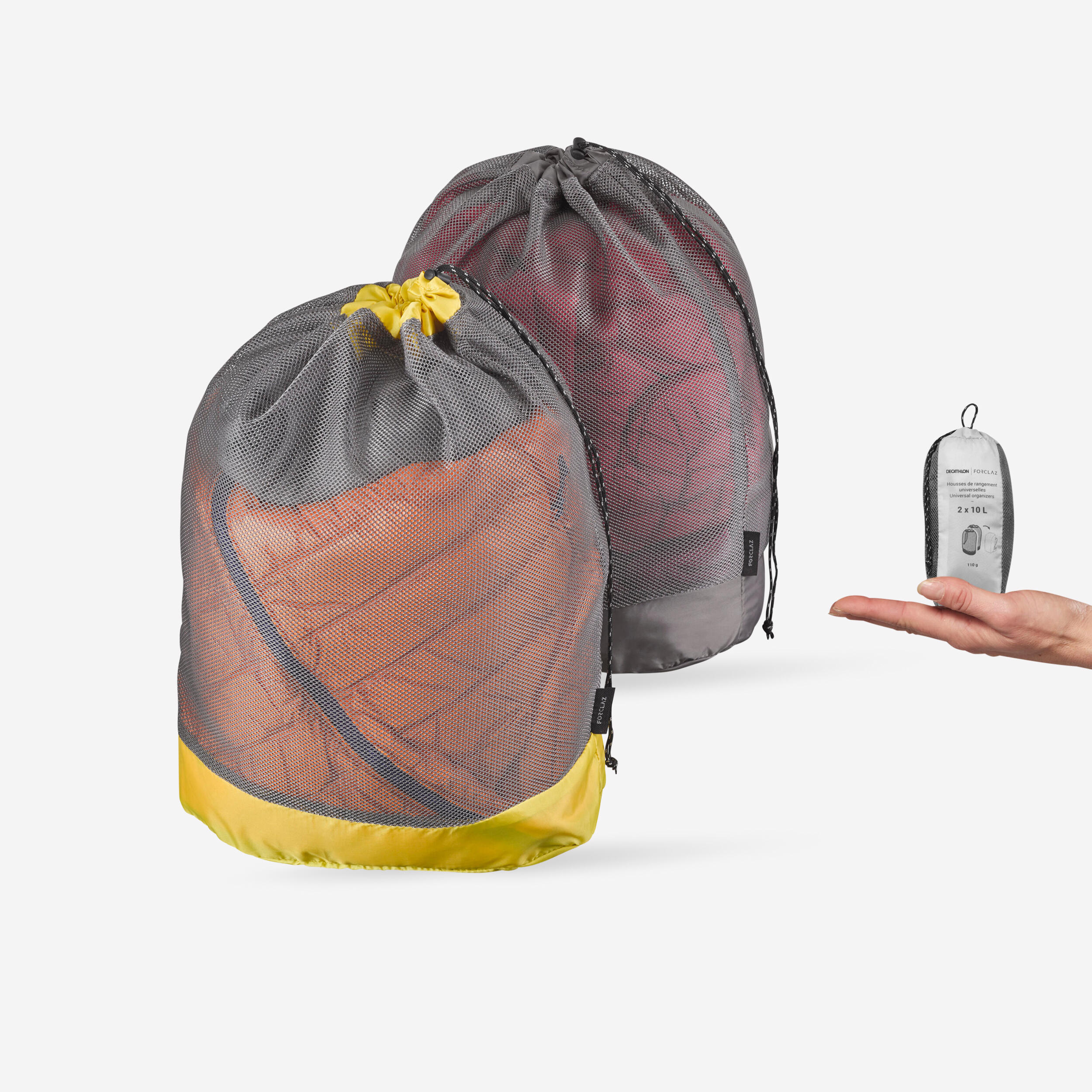 Ventilated Hiking Storage Bags x2 1/4