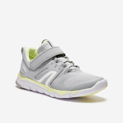 Scarpe da ginnastica bambino PW 540 leggere e traspiranti nero-rosa dal 28 al 39