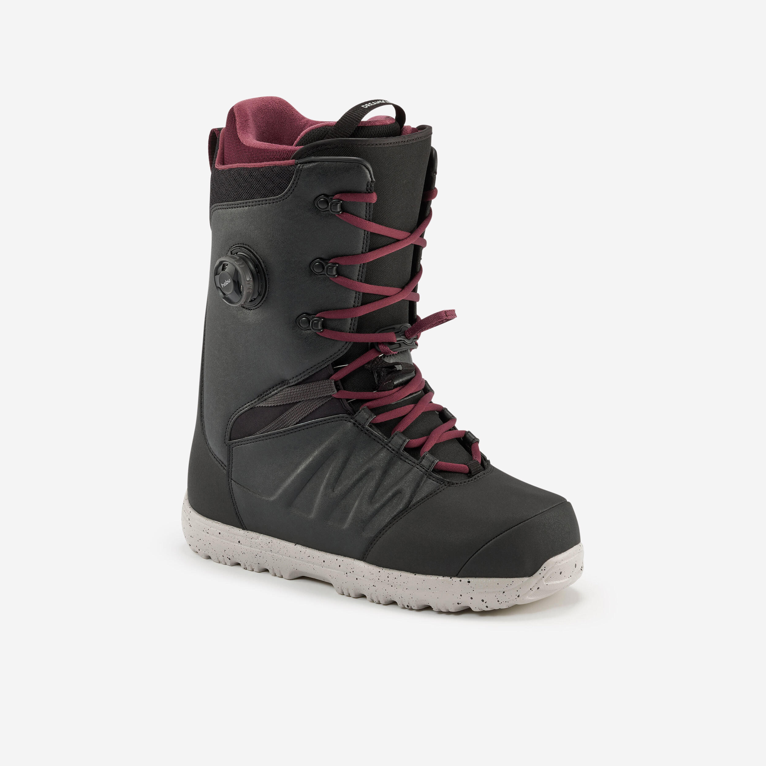 DREAMSCAPE Chaussures De Snowboard Homme Hybrid, Flex Moyen - Endzone Noir