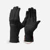 Strečové rukavice na horskú turistiku Trek 500 čierne