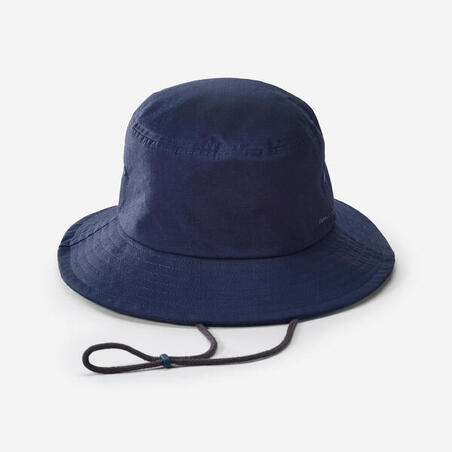 Chapeau de trekking anti-UV Homme - TRAVEL 100 bleu