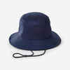 Pánsky trekingový klobúk Travel 100 s ochranou proti UV modrý