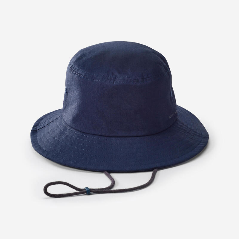Erkek UV Korumalı Outdoor Trekking Şapkası - Mavi - Travel 100