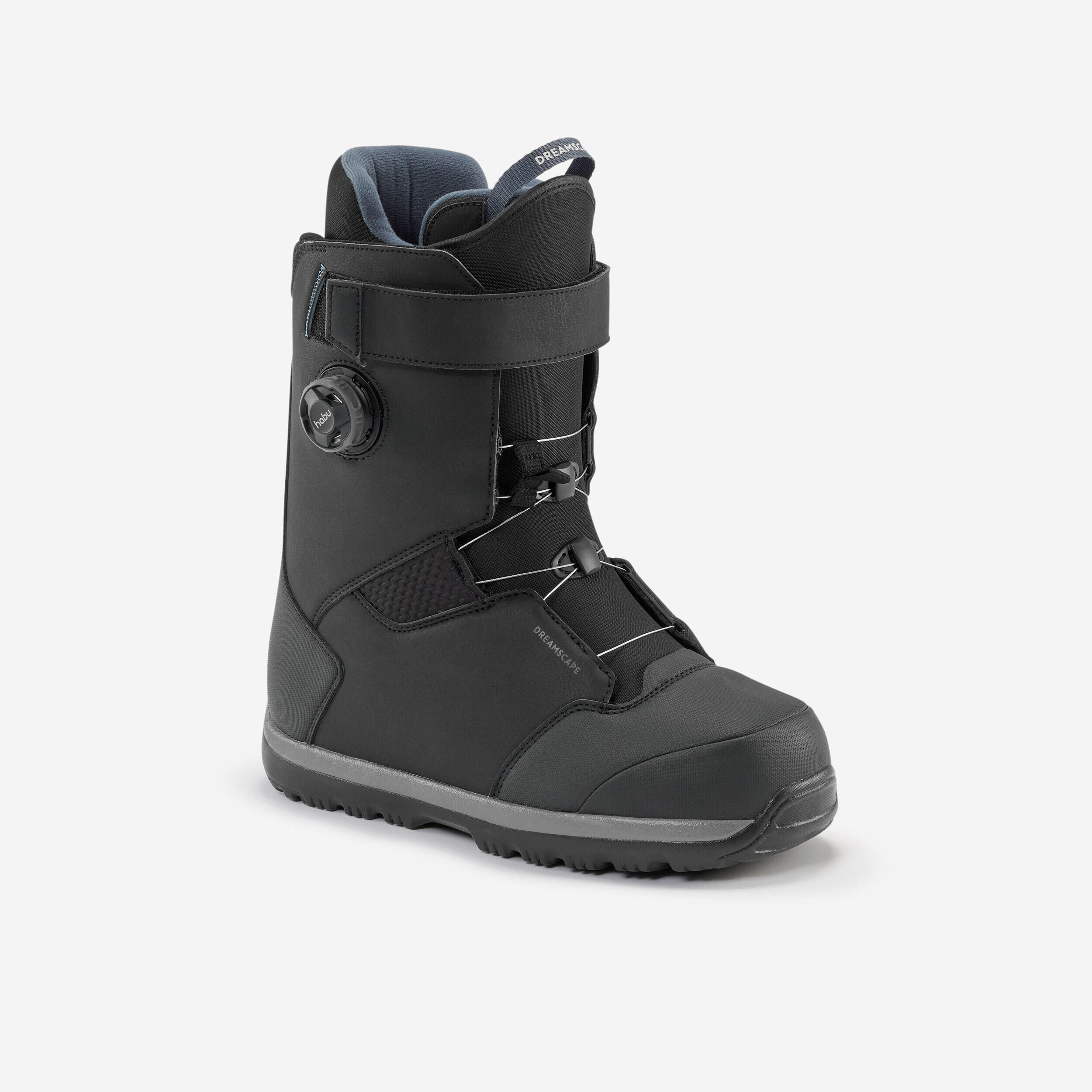 DREAMSCAPE Women's snowboard boots with adjustment wheel, medium flex - ALLROAD 500 black