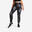 Legging taille haute gainant Fitness Cardio Femme Imprimé Marbre