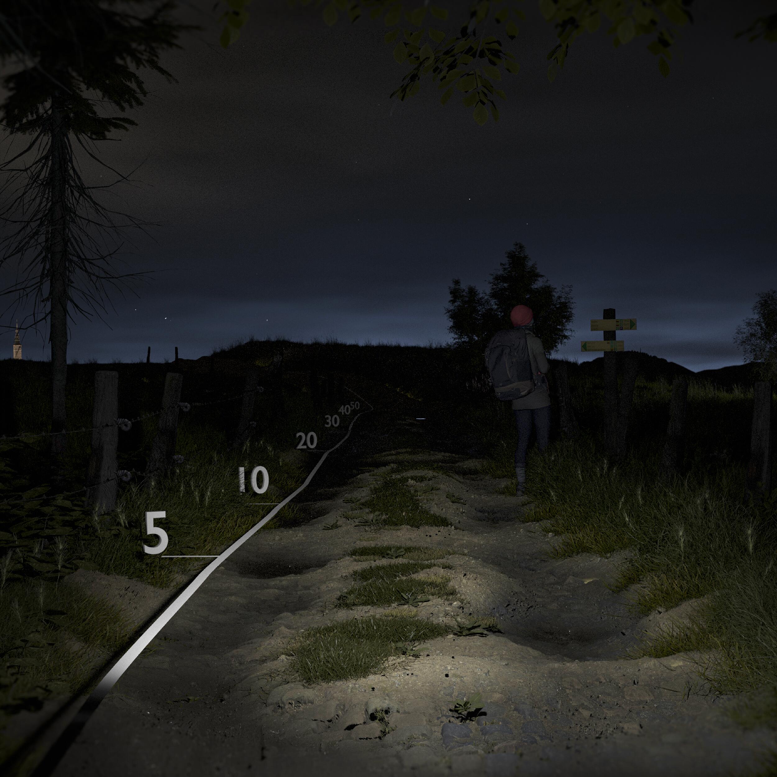 Dynamoc 500 camping USB flashlight