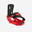 Fixations snowboard rapides enfant  - Faky S - noir et rouge