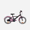 Kinderfahrrad 16 Zoll 500 Spy Hero Girl schwarz/pink