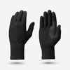 Bezšvové spodné rukavice na horskú turistiku MT500 čierne